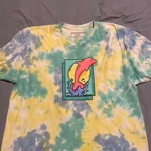 Pink Dolphins tie dye t shirt